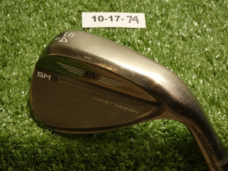 Titleist SM9 Brushed Steel 54* 10* Sand Wedge S Grind Recoil F3 Regular Graphite