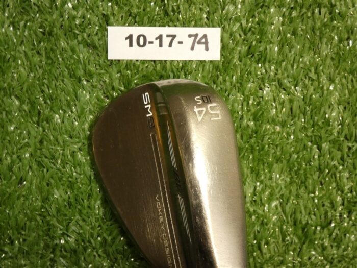 Titleist SM9 Brushed Steel 54* 10* Sand Wedge S Grind Recoil F3 Regular Graphite