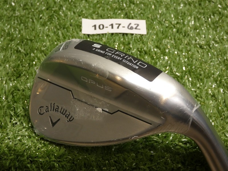 Callaway Opus Brushed Chrome 58* 10* Lob Wedge S Grind DG Mid 115 Steel New