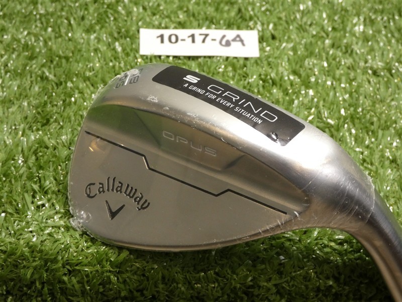 Callaway Opus Brushed Chrome 58* 10* Lob Wedge S Grind DG Steel JumboMax New