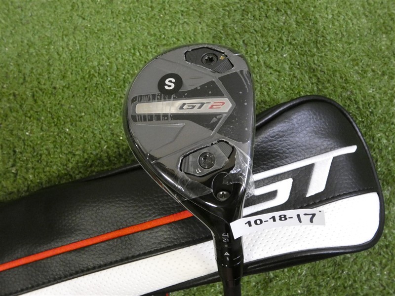 Titleist GT2 21* 4 Hybrid HZRDUS Black 5G 80g 6.0 Stiff Graphite w Headcover New