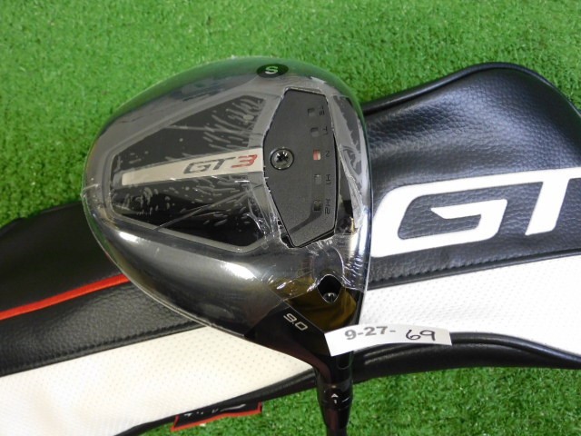 Titleist GT3 9.0* Driver HZRDUS Black 5G 60g 6.0 Stiff Graphite w Headcover New