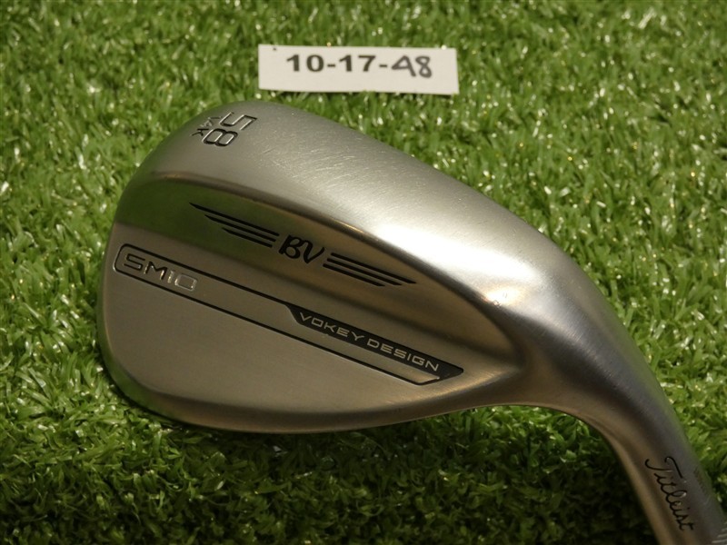 Titleist Vokey SM10 Tour Chrome 58* 14* Lob Wedge K Grind Dynamic Gold Steel