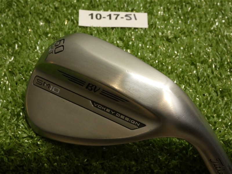 Titleist Vokey SM10 Tour Chrome 60* 4* Lob Wedge T Grind Dynamic Gold Steel Mint