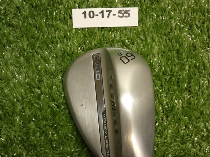 Titleist Vokey SM10 Chrome 60* 12* Lob Wedge D Grind Dynamic Gold Steel Mint