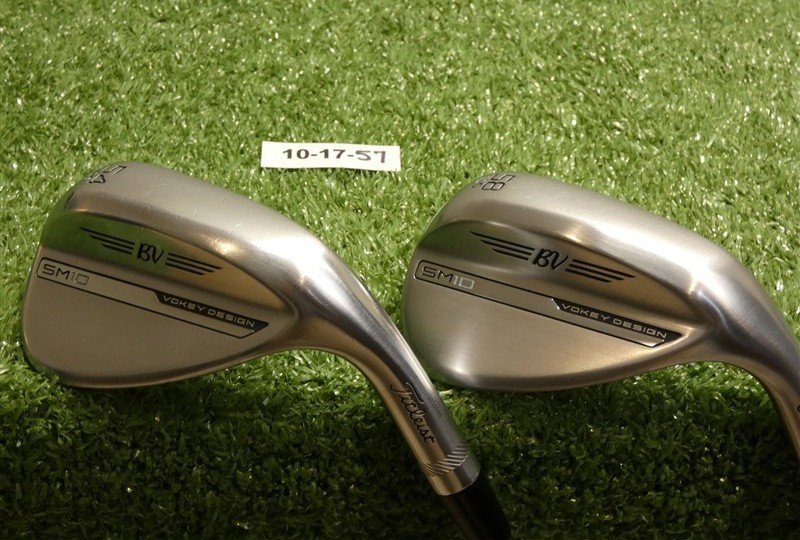 Titleist Vokey SM10 Tour Chrome 54/58* 10* Sand/Lob Wedge Set DG Steel Excellent