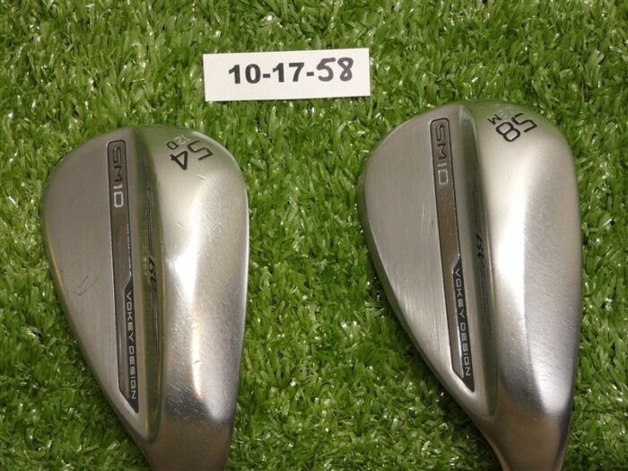 Titleist Vokey SM10 Tour Chrome 54/58* 12/8* Sand/Lob Wedge Set DG Steel