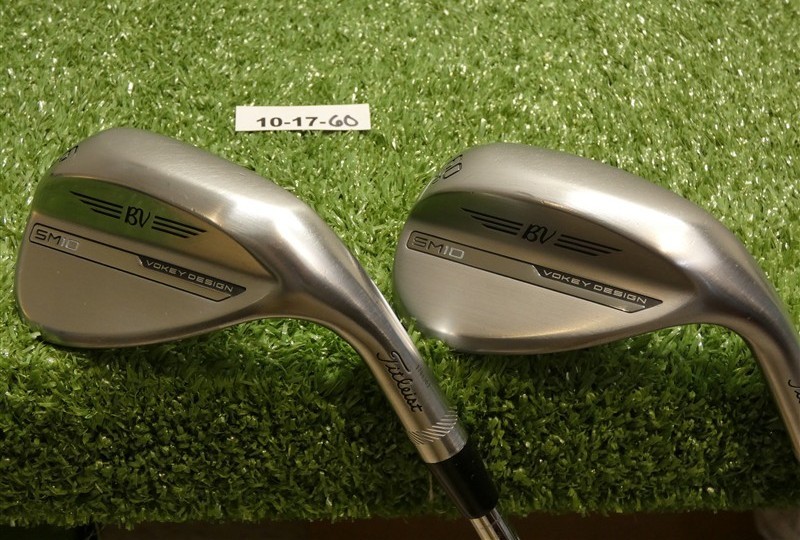 Titleist Vokey SM10 Tour Chrome 56/60* 12* Sand/Lob Wedge Set Dynamic Gold Steel