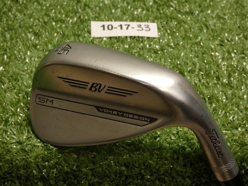 Titleist Vokey SM10 Tour Chrome 46* 10* Pitching Wedge F Grind DG Steel