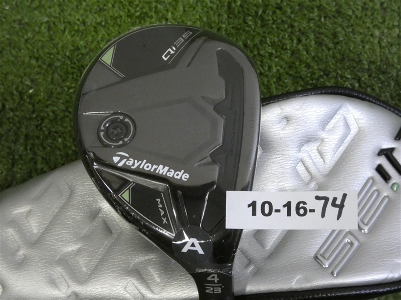 TaylorMade 2025 Qi35 Max 23* 4 Hybrid Rescue AirSpeeder 50 A Senior with HC New