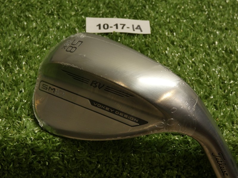 Titleist Vokey SM10 Tour Chrome 58* 06* Lob Wedge K Grind Dynamic Gold Steel New