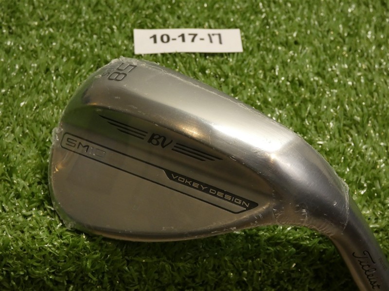 Titleist Vokey SM10 Tour Chrome 58* 10* Lob Wedge S Grind Dynamic Gold Steel New