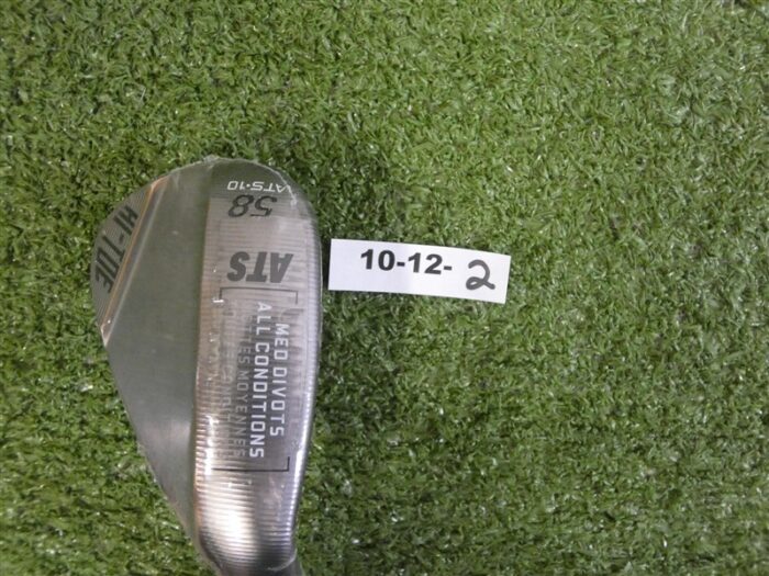 TaylorMade Milled Grind Hi-Toe 4 RAW 58* 10* Lob Wedge ATS Grind DG Steel New