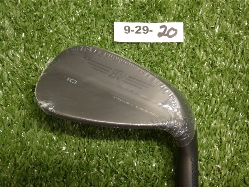 Titleist Vokey SM10 Jet Black 52* 12* Gap Wedge F Grind Dynamic Gold Steel New