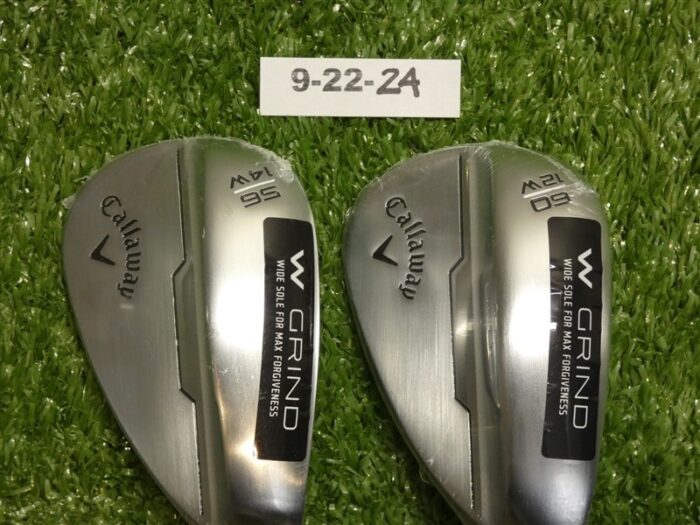 Callaway Opus Brushed Chrome 56/60* 14/12* Sand/Lob Wedge Set DG 115 Steel New