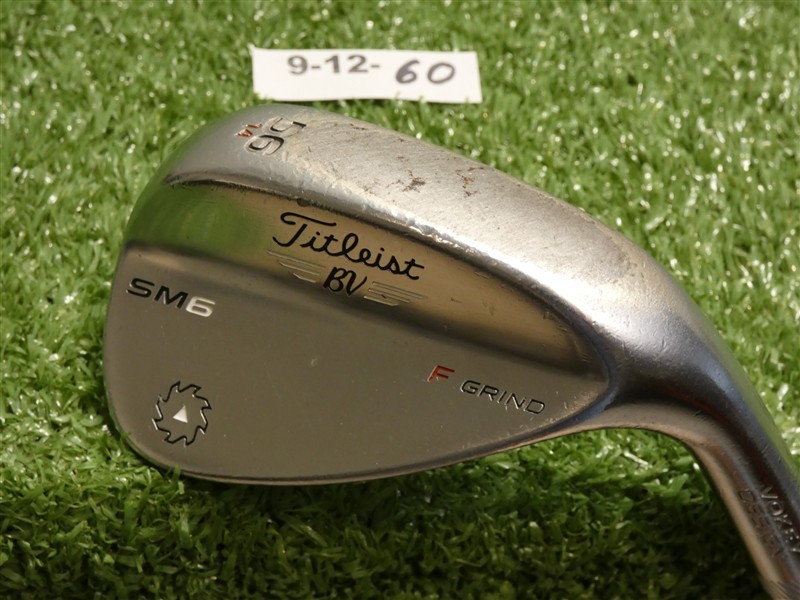Titleist Vokey SM6 Tour Chrome 56* 14* Sand Wedge F Grind Dynamic Gold Steel