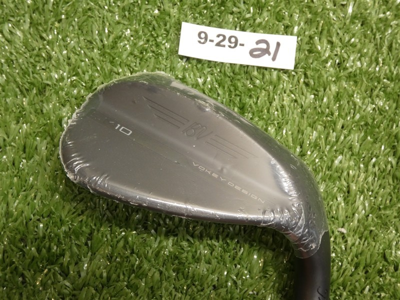 Titleist Vokey SM10 Jet Black 56* 08* Sand Wedge M Grind Dynamic Gold Steel New