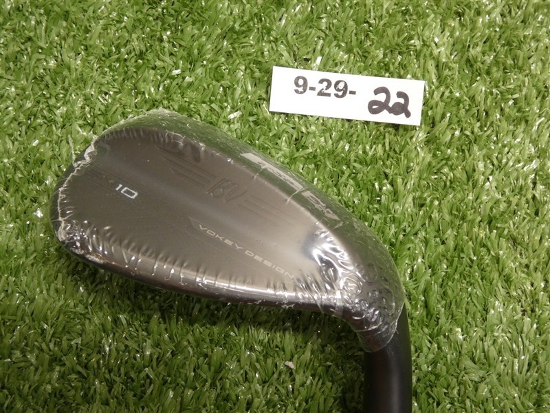 Titleist Vokey SM10 Jet Black 60* 06* Lob Wedge K Grind Dynamic Gold Steel New