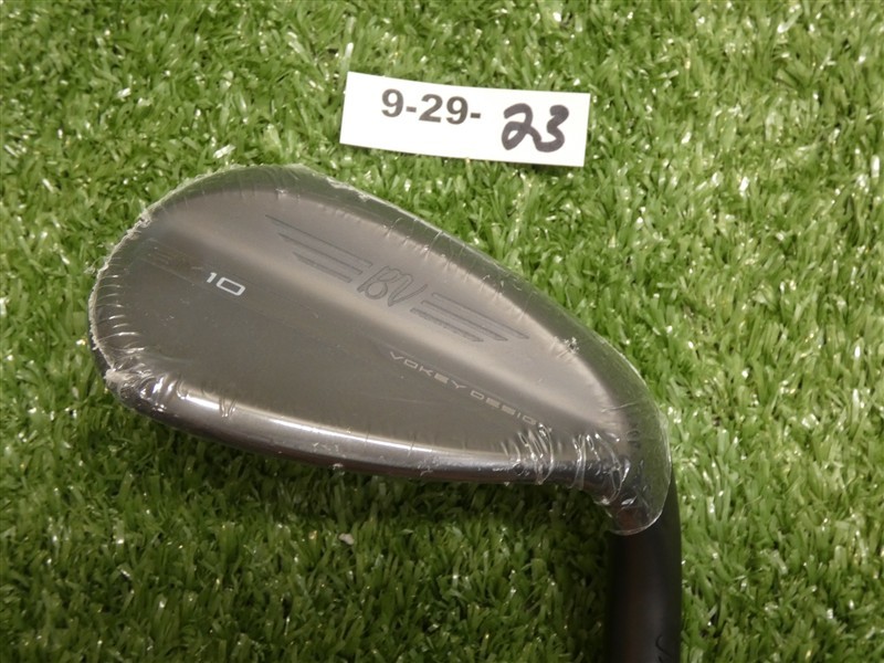 Titleist Vokey SM10 Jet Black 60* 10* Lob Wedge S Grind Dynamic Gold Steel New