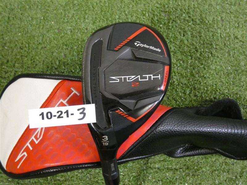 TaylorMade Stealth 2 19* Left Hand 3 Hybrid Rescue Ventus TR 7 Stiff w Headcover