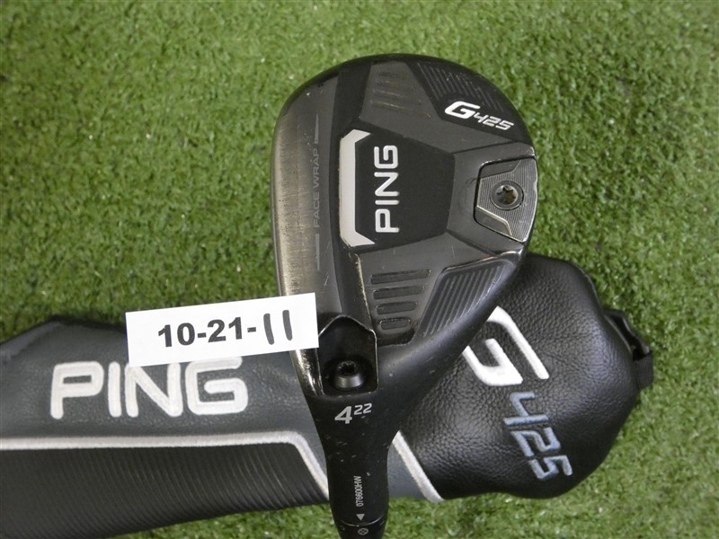 PING G425 22* Left Hand 4 Hybrid Rescue Alta CB 70 Regular Graphite w HC Mid 39″