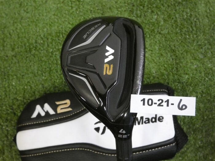 TaylorMade M2 22* 4 Rescue Hybrid REAX 55 M Senior Graphite with HC Excellent