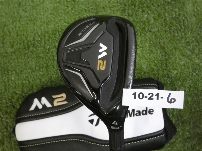 TaylorMade M2 22* 4 Rescue Hybrid REAX 55 M Senior Graphite with HC Excellent