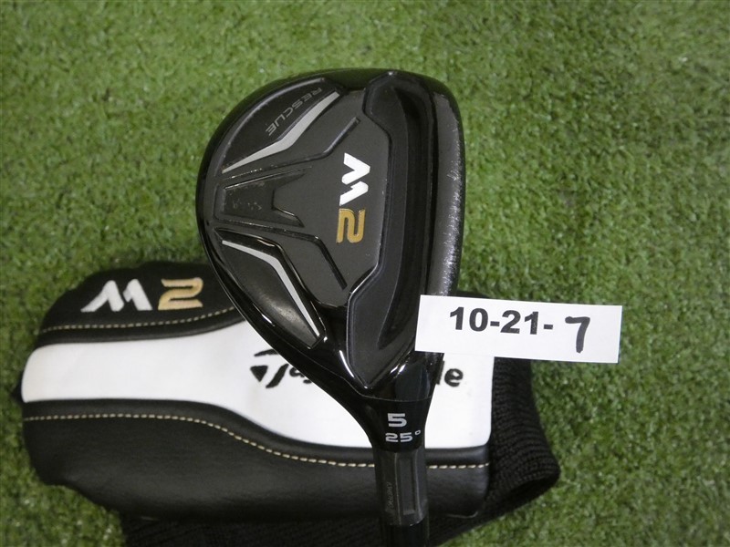 TaylorMade M2 25* 5 Rescue Hybrid REAX 55 M Senior Graphite with HC Excellent