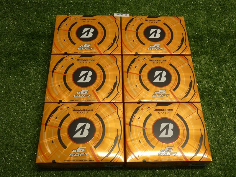 Bridgestone 2025 E6 Soft White Golf Balls 6 Dozen No Logos New