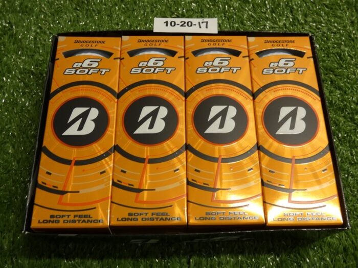 Bridgestone 2025 E6 Soft White Golf Balls 6 Dozen No Logos New