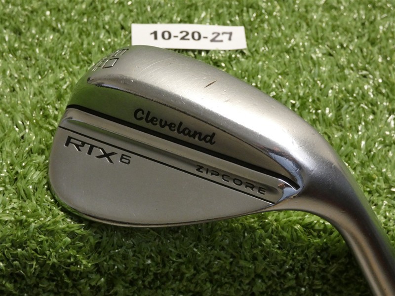 Cleveland RTX 6 ZipCore Tour Satin 60* 12* Lob Wedge Full DG Tour Spinner Steel