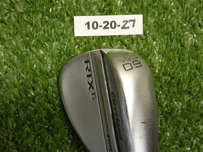 Cleveland RTX 6 ZipCore Tour Satin 60* 12* Lob Wedge Full DG Tour Spinner Steel