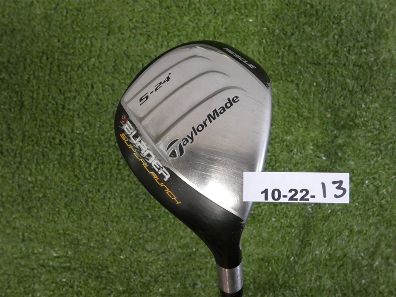 TaylorMade Burner SuperLaunch Rescue 24* 5 Hybrid REAX 60 Regular Graphite 40″
