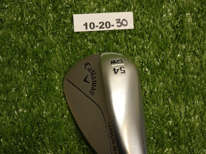 Callaway Jaws Raw Chrome 54* 12* Sand Wedge W Grind DG Tour Spinner Steel