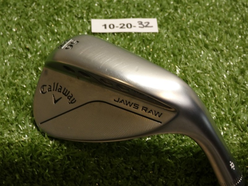 Callaway Jaws Raw Chrome 56* 12* Sand Wedge W Grind DG Tour Spinner Steel