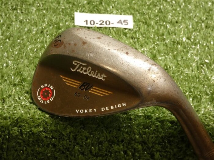 Titleist Vokey Spin Milled 2009 Nickel 60* 04* Lob Wedge Dynamic Gold Steel