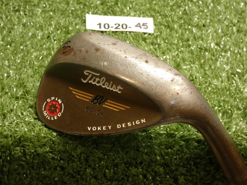 Titleist Vokey Spin Milled 2009 Nickel 60* 04* Lob Wedge Dynamic Gold Steel