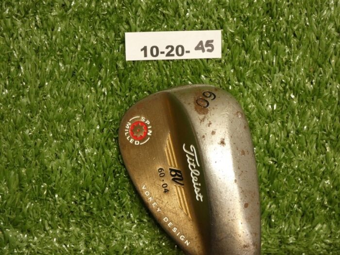 Titleist Vokey Spin Milled 2009 Nickel 60* 04* Lob Wedge Dynamic Gold Steel