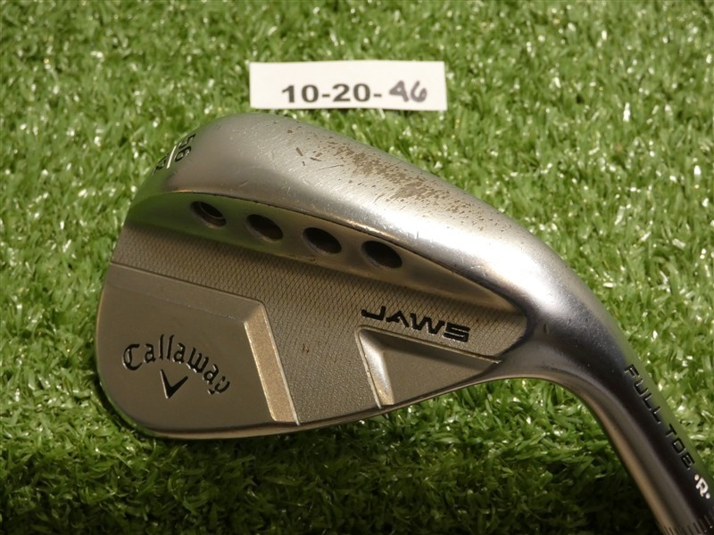 Callaway Jaws Full Toe Raw Face 56* 12* Sand Wedge DG Tour Spinner Steel Midsize