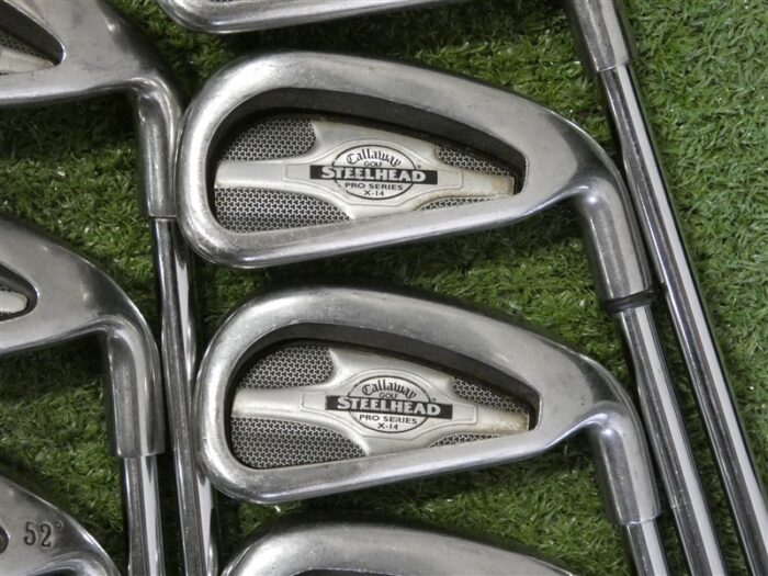 Callaway Steelhead X-14 Pro Series Irons 5-P & A Rifle Stiff Steel 1* Upright