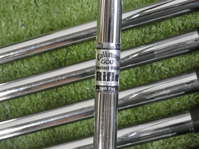 Callaway Steelhead X-14 Pro Series Irons 5-P & A Rifle Stiff Steel 1* Upright