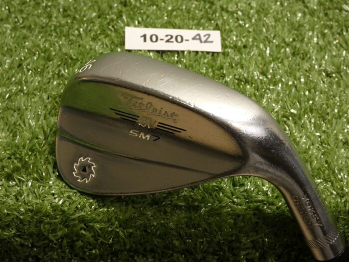 Titleist Vokey SM7 Chrome 46* 10* Pitching Wedge F Grind Dynamic Gold Steel