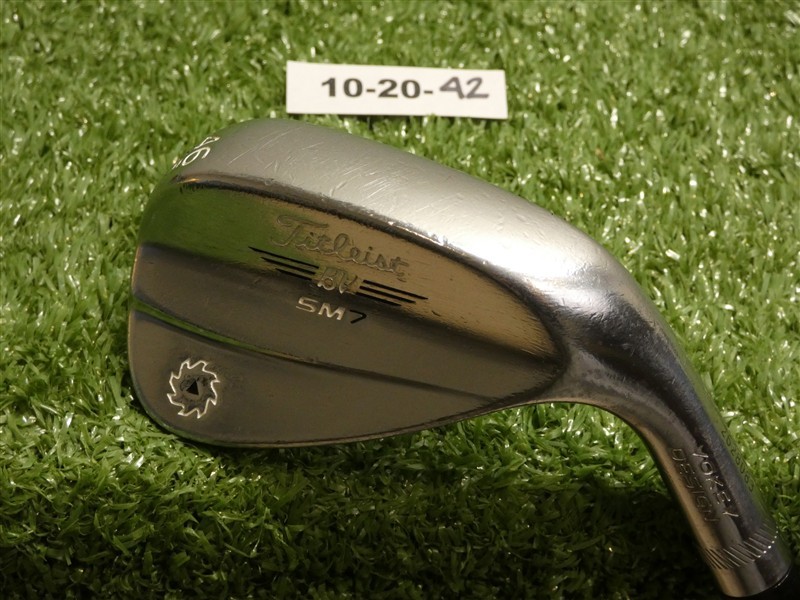 Titleist Vokey SM7 Chrome 46* 10* Pitching Wedge F Grind Dynamic Gold Steel