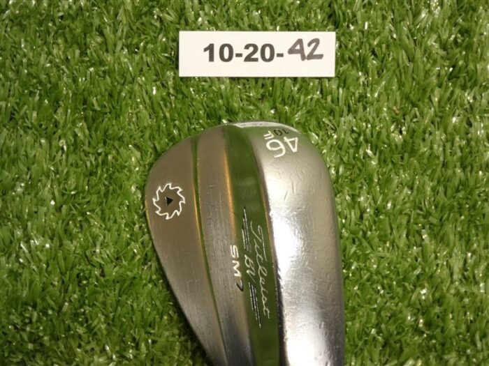 Titleist Vokey SM7 Chrome 46* 10* Pitching Wedge F Grind Dynamic Gold Steel