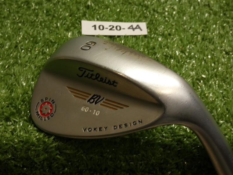 Titleist Vokey Spin Milled 2009 Chrome 60* 10* Lob Wedge Dynamic Gold Steel