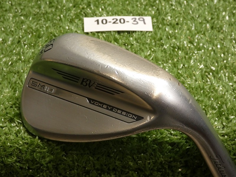 Titleist Vokey SM10 Tour Chrome 60* 08* Lob Wedge M Grind Dynamic Gold Steel