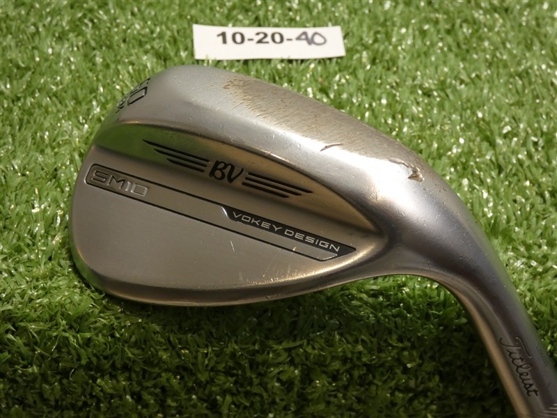 Titleist Vokey SM10 Tour Chrome 60* 08* Lob Wedge M Grind Dynamic Gold Steel