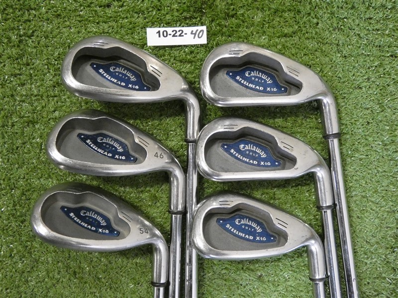 Callaway Steelhead X-16 Irons 6-P & S Constant Weight Uniflex Steel