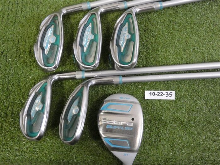 Cobra Baffler Womens Combo Irons 6H, 7-P & S 45g Ladies Graphite
