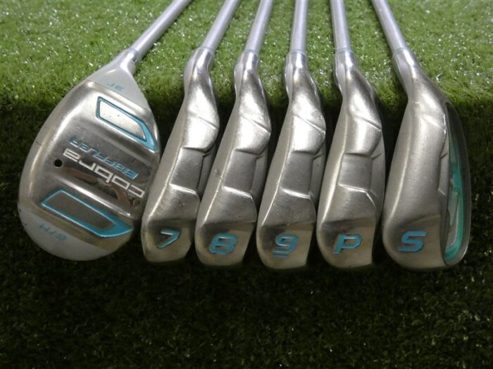 Cobra Baffler Womens Combo Irons 6H, 7-P & S 45g Ladies Graphite